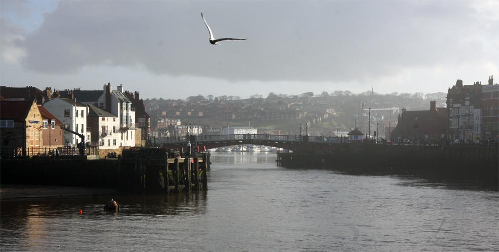 A bridge in Whitby, North Yorkshire