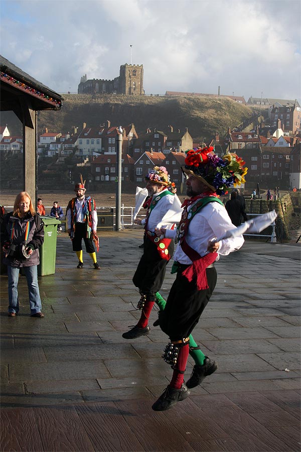 Morris dancers in Whitby