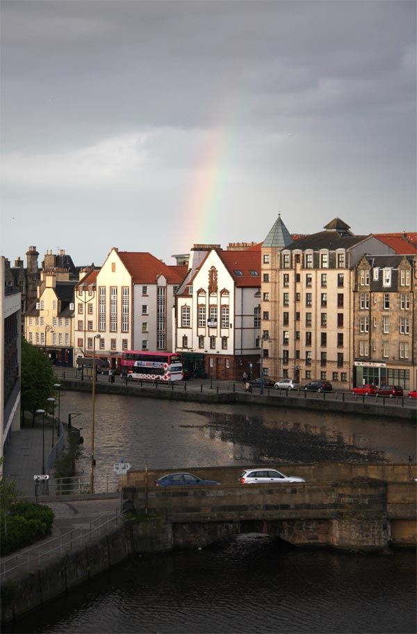 Rainbow over Leith