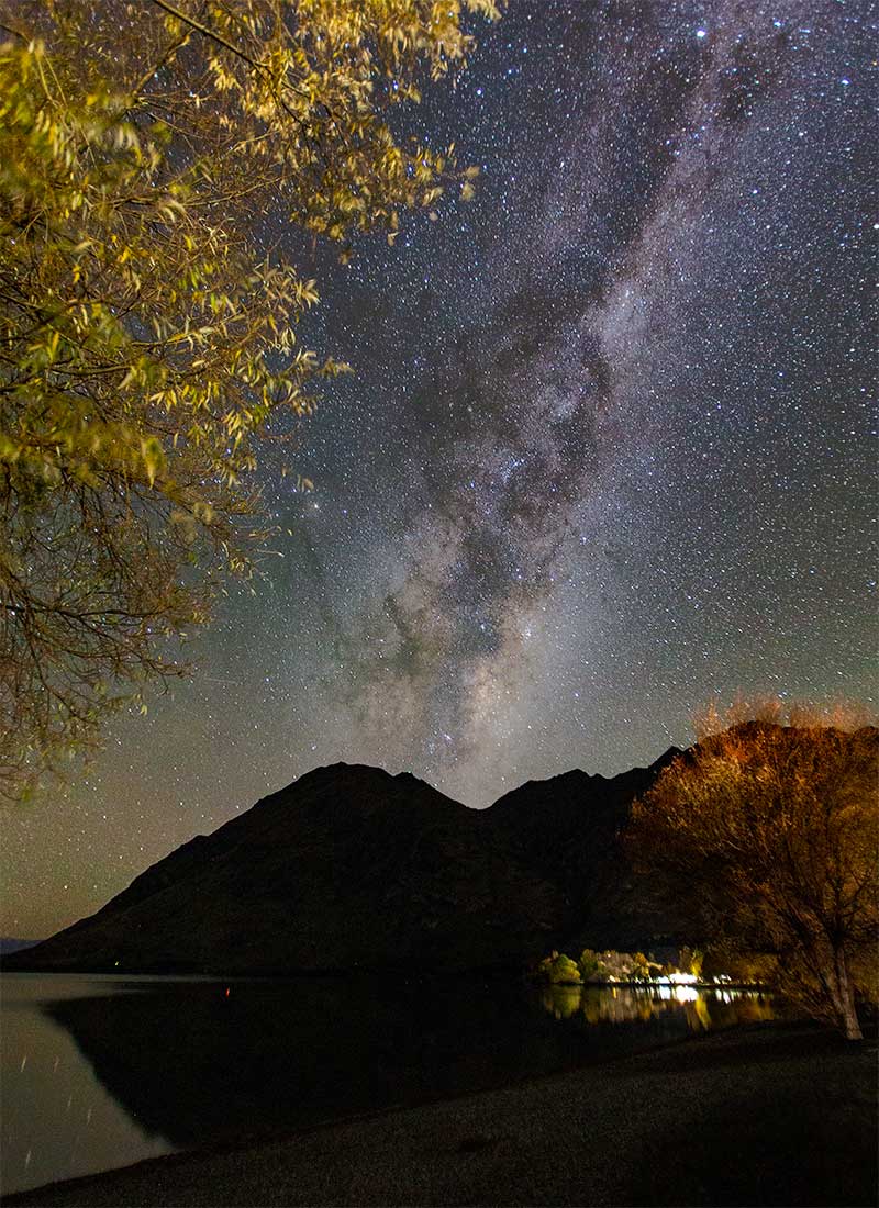 Astrophotography at Glendhu Bay, Lake Wanaka, NZ